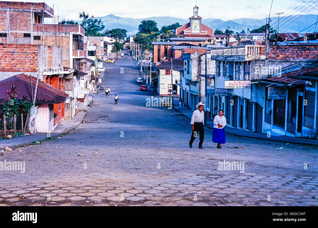 Small town, Ecuador Stock Photo