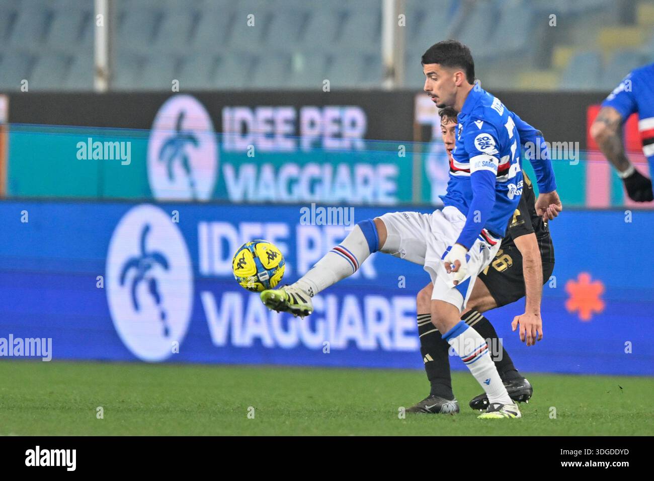 Genoa, Italy. 16th Jan, 2026. Fabio Depaoli (UC Sampdoria) - Stefano Di ...