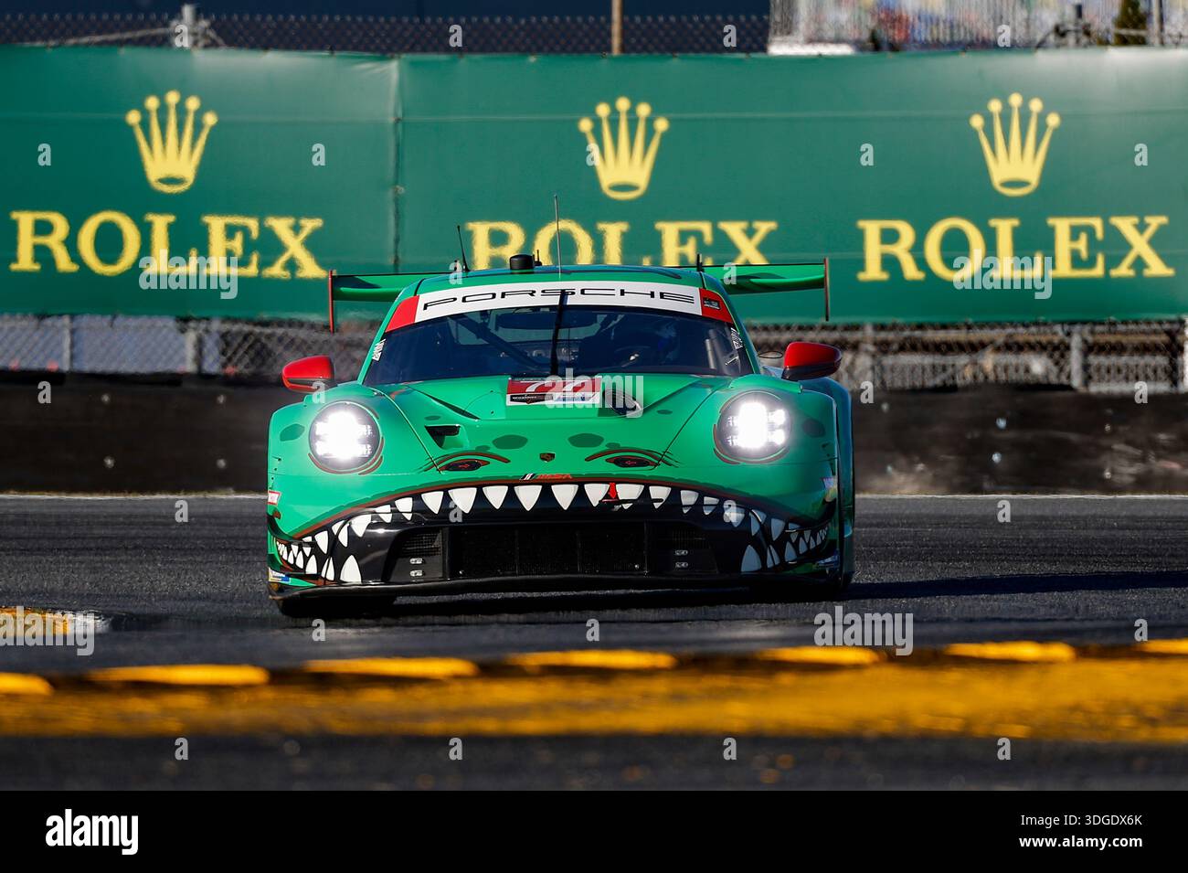 DAYTONA BEACH, FL - JANUARY 16: #77: AO Racing, Porsche 911 GT3 R (992 ...