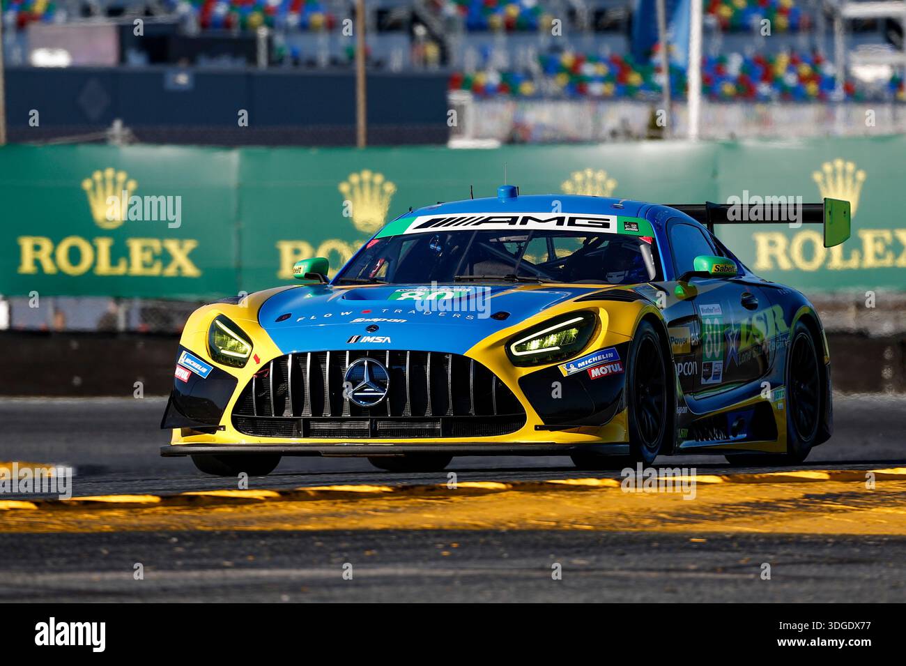 DAYTONA BEACH, FL - JANUARY 16: #80: Lone Star Racing, Mercedes-AMG GT3 ...