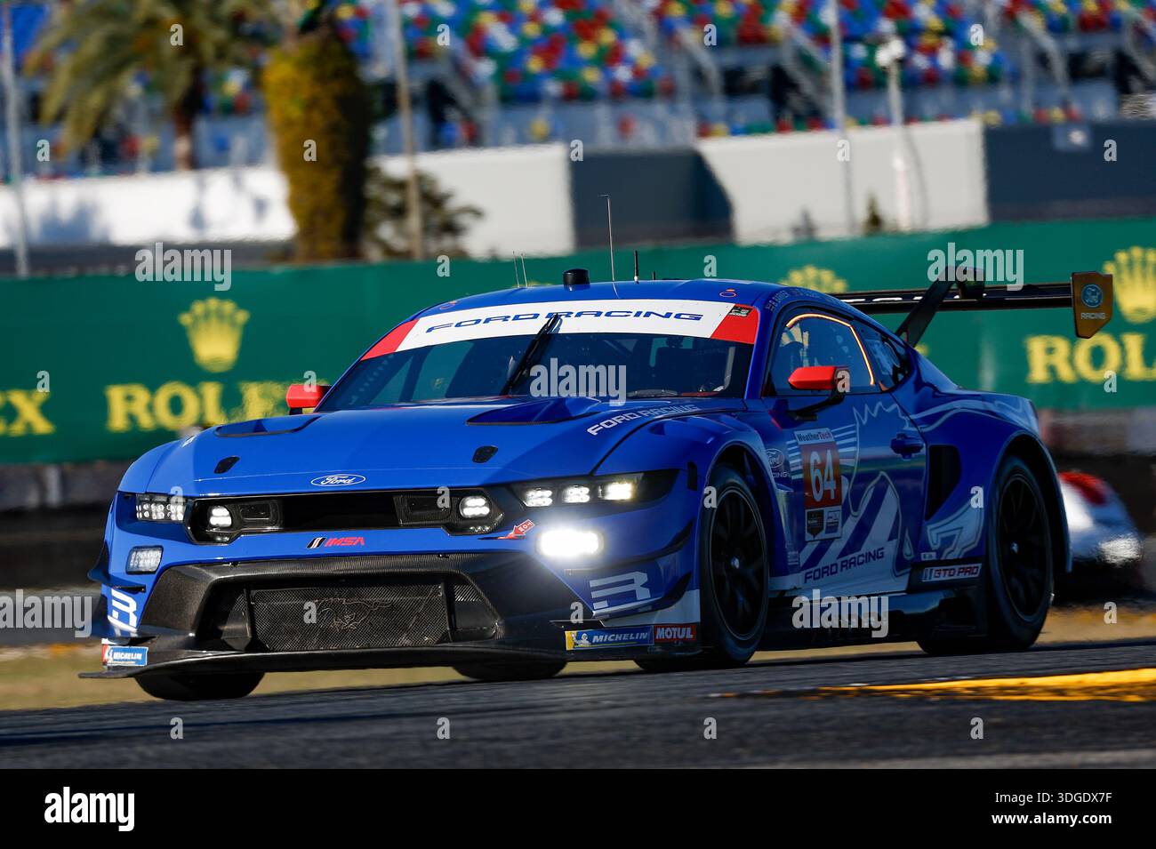 DAYTONA BEACH, FL - JANUARY 16: #64: Ford Racing, Ford Mustang GT3, GTD ...