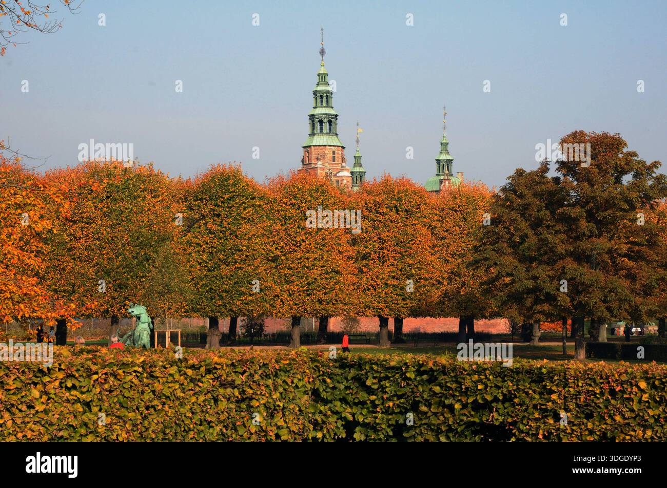 Denmark In October Copenhagen/Denmark 16.October 2018.. People enjoy sunny autumn day in ...