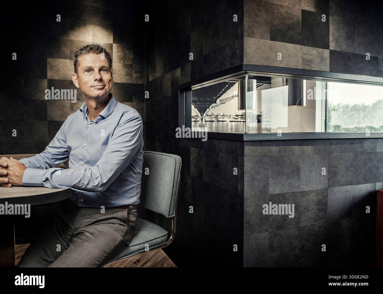 LUMENPHOTO.NL - 2015 - NEDERLAND - Marinus Zoutendijk is een Nederlands ondernemer, actief in de media- en reclamebranche. Foto: Martin Dijkstra/Lumen, volledige naamsvermelding is verplicht. (OUT: Belgium, France, Germany, the Netherlands, Switzerland, United Kingdom.) Stock Photo