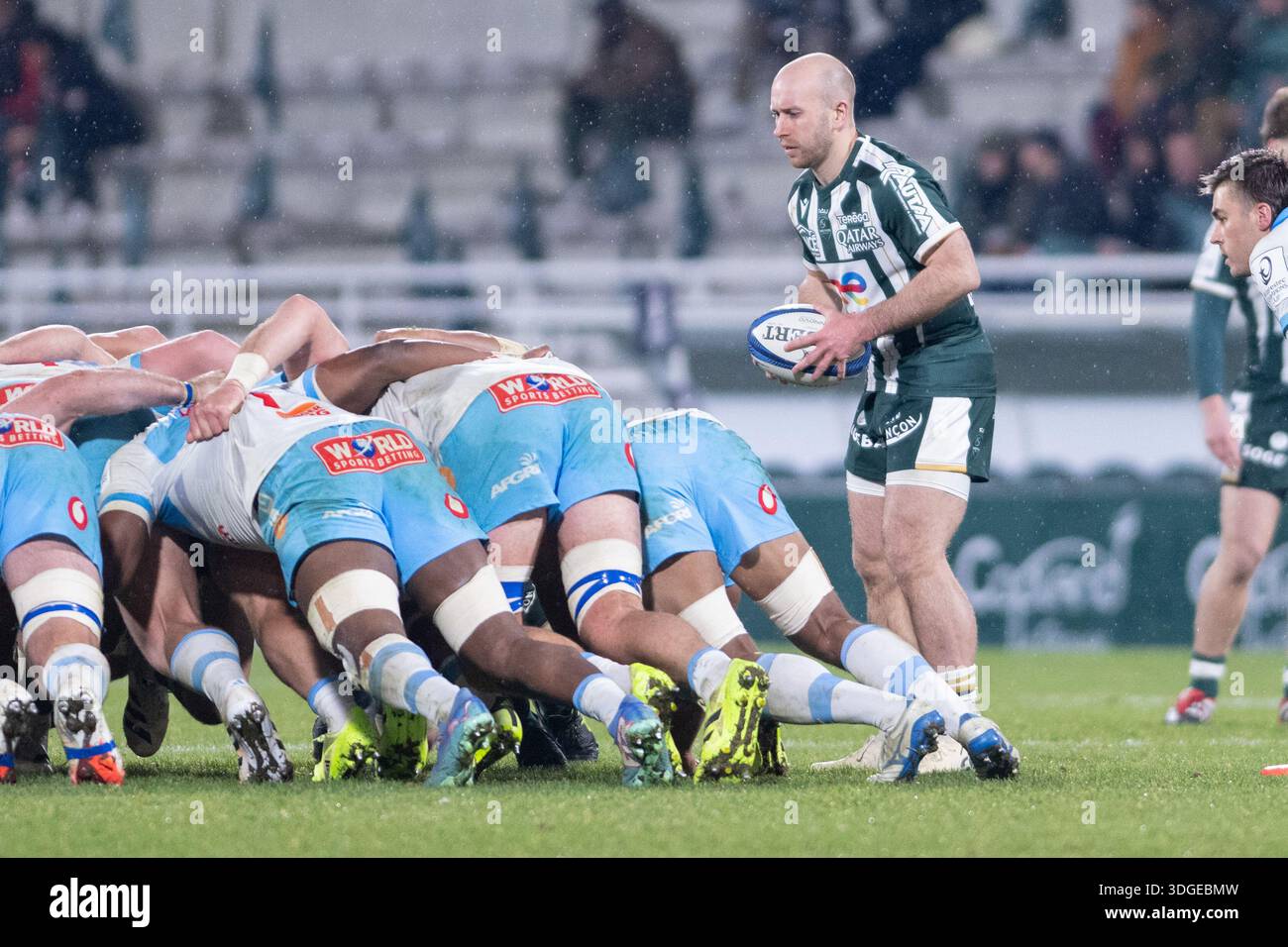 Dan Robson of Pau during the Champions Cup match between Pau and Bulls ...