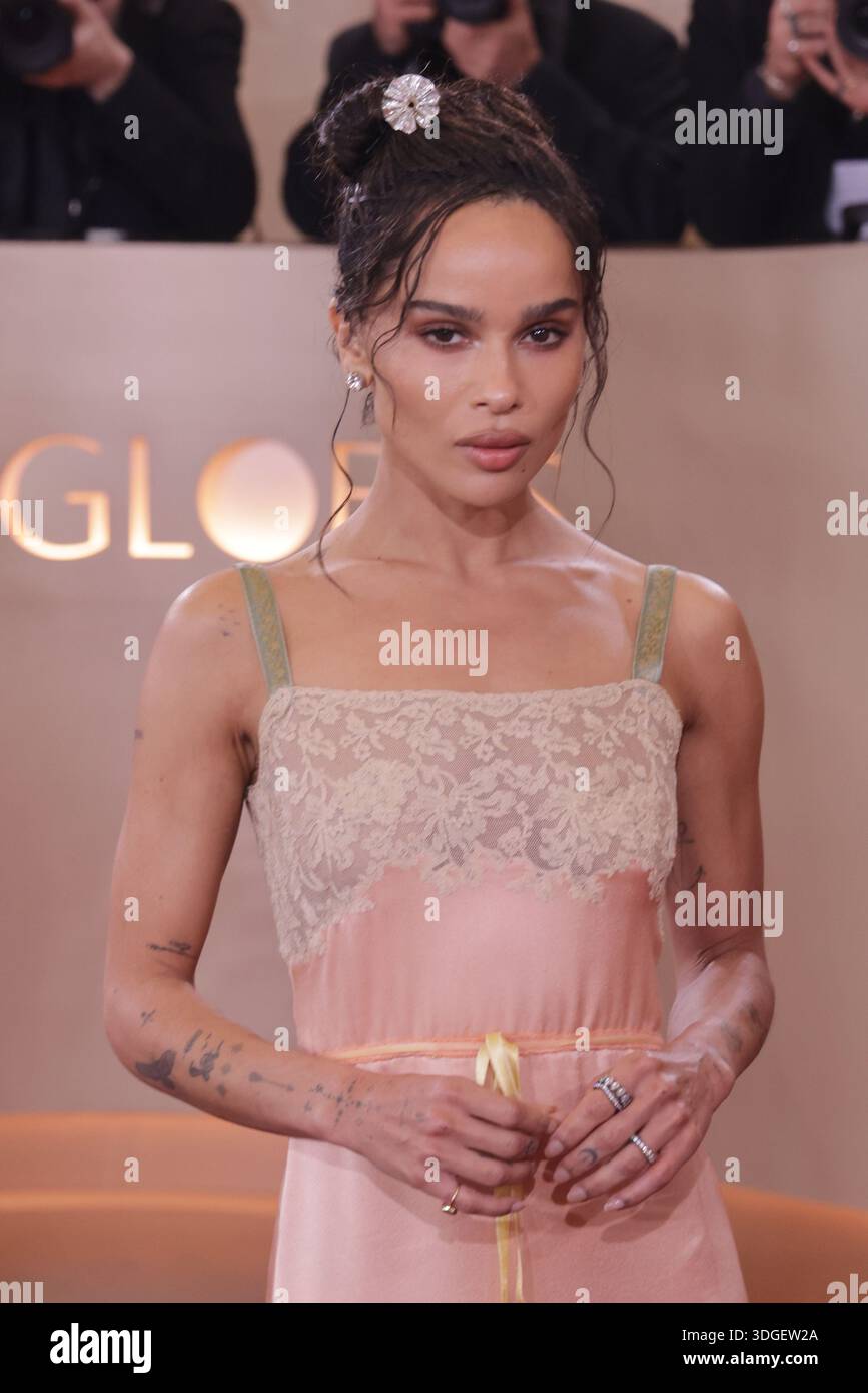 Zoe Kravitz attends the 83rd annual Golden Globe Awards at The Beverly  Hilton (Photo by Image Space / SOPA Images/Sipa USA Stock Photo - Alamy