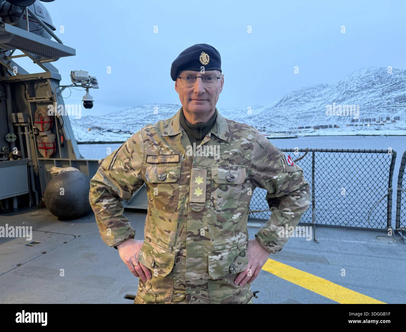 Nuuk, Greenland. 17th Jan, 2026. Søren Andersen, head of the Arctic ...
