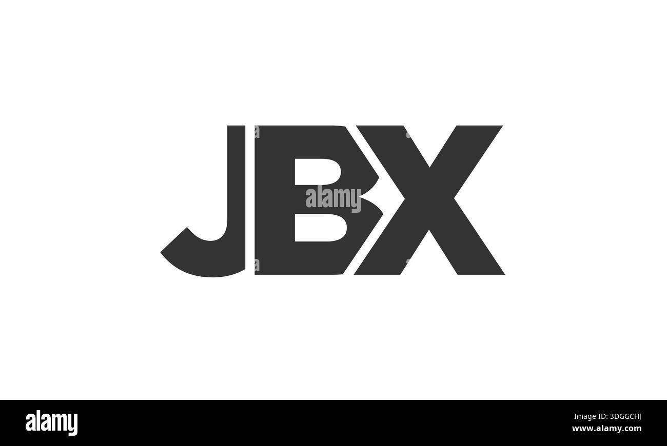 Jbx logo design hi-res stock photography and images - Alamy