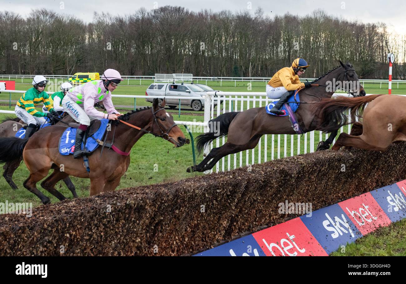 Peter Pritchard Racing Haydock Park, UK, Saturday 17th January 2026; Imperial Saint & Callum ...