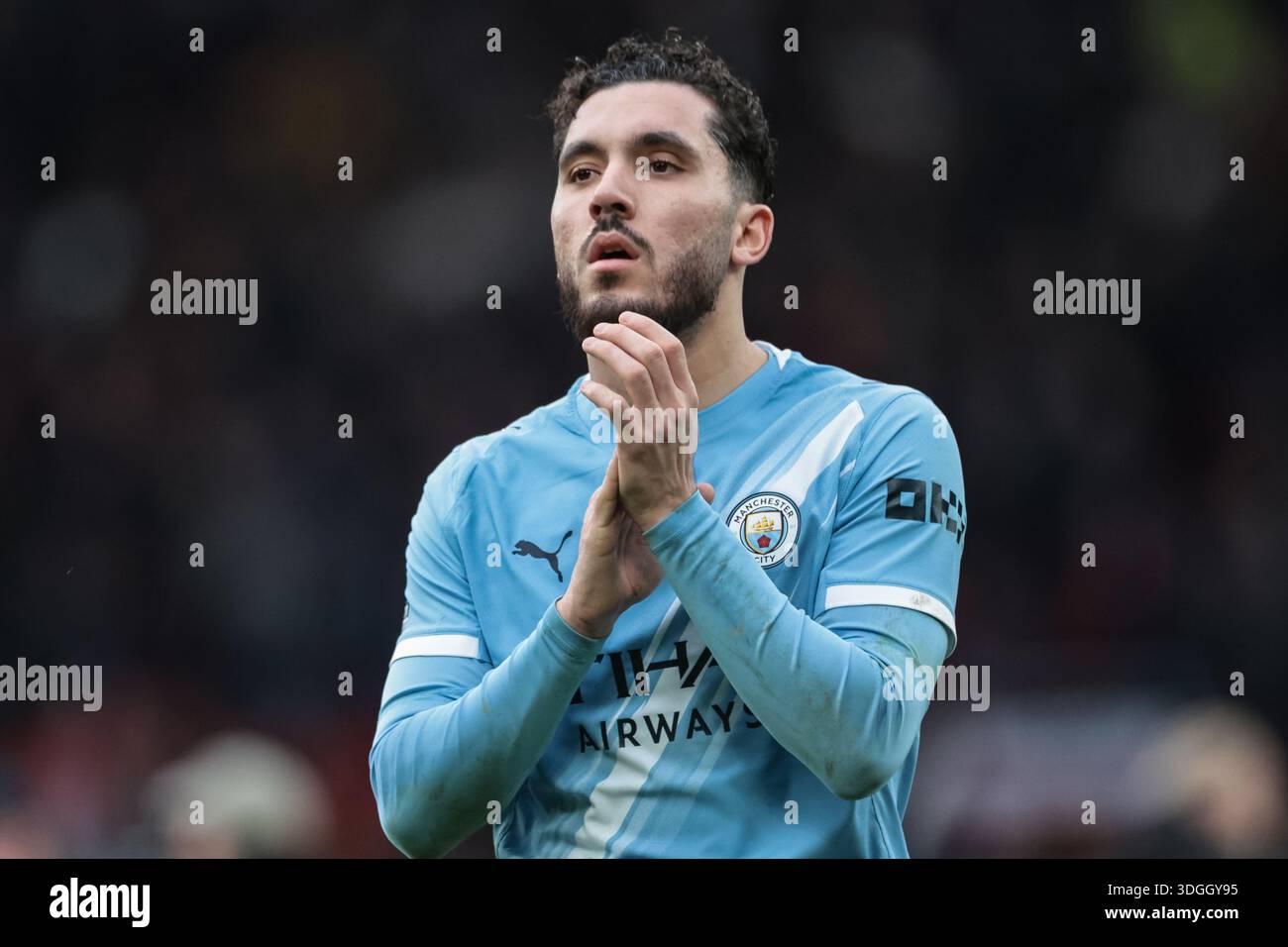 Manchester, UK. 17th Jan, 2026. Rayan Cherki of Manchester City ...