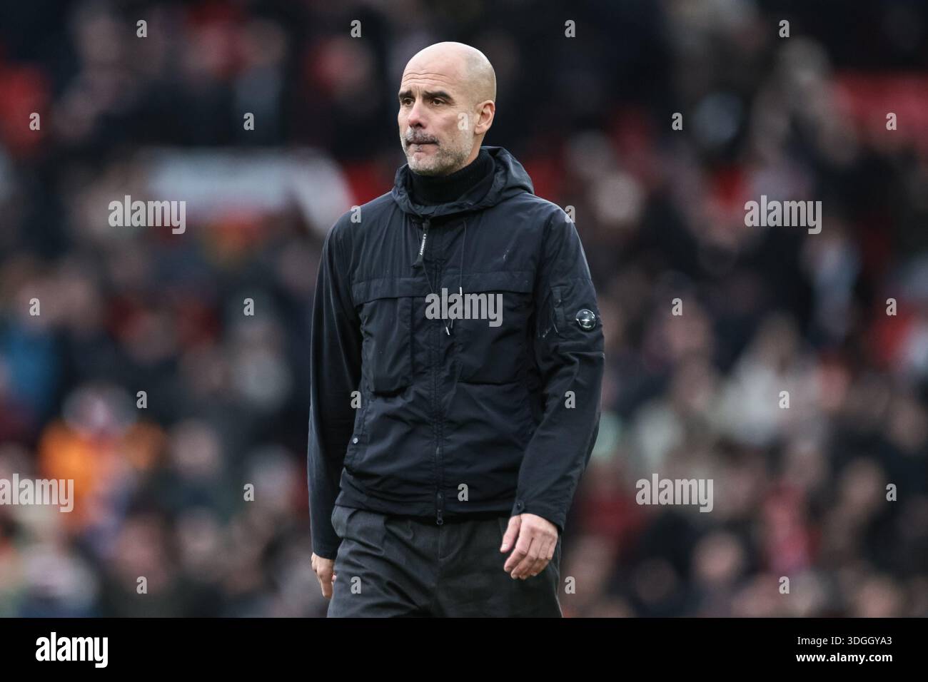 Manchester, UK. 17th Jan, 2026. A dejected Pep Guardiola manager of ...