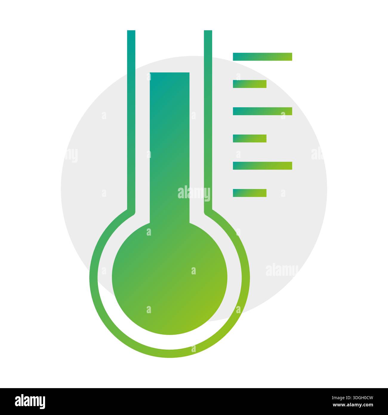 Professional thermometer icon. Measurement temperature Vector. Bottom ...