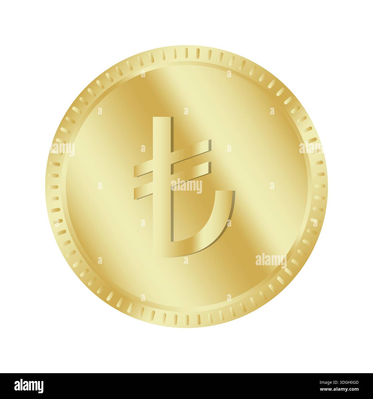 Gold coin turkish lira hi-res stock photography and images - Alamy