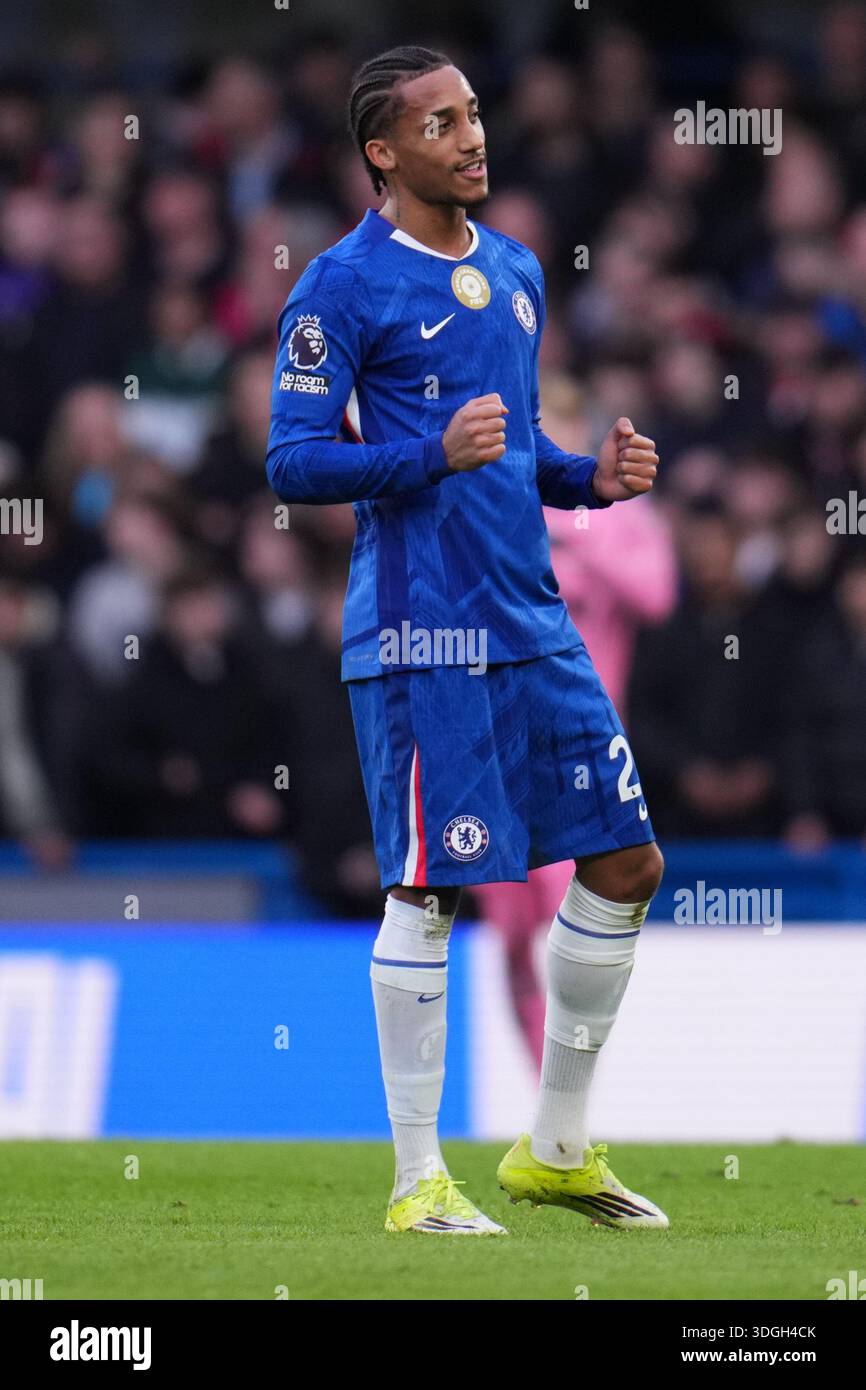 Joao Pedro of Chelsea celebrates goal during the Premier League match