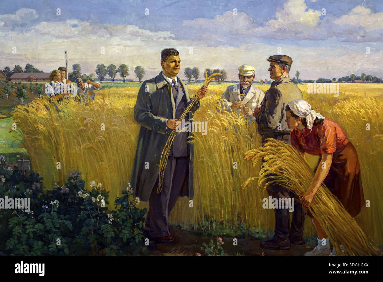 Farmer at work painting hi-res stock photography and images - Alamy