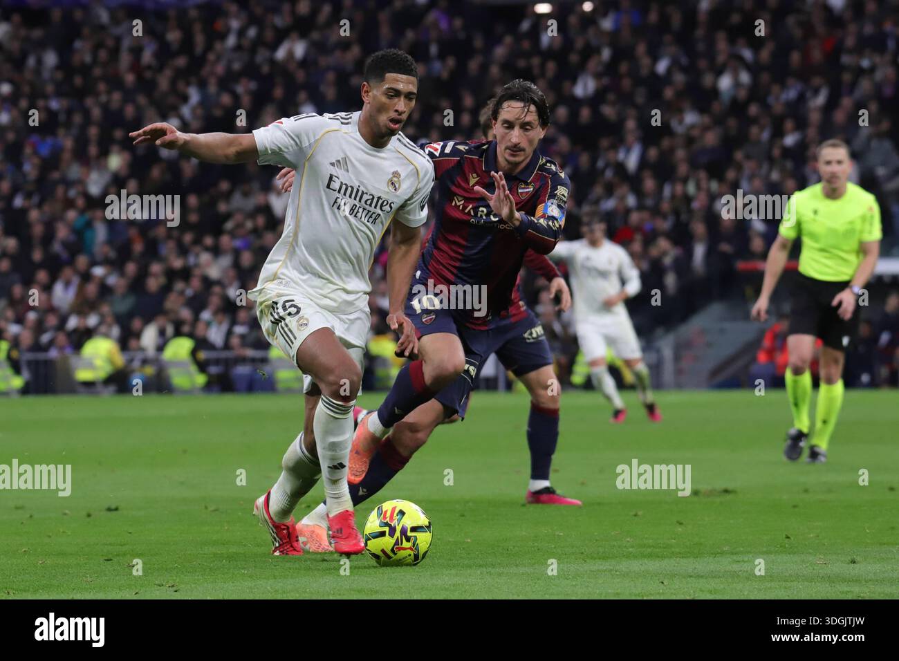 Spanish La Liga EA Sports soccer match Real Madrid vs Levante at ...