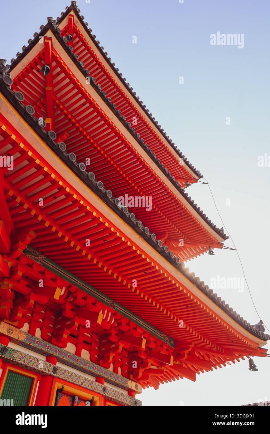 Mokoshi Traditional Japanese Temple Roof Architecture Detail Stock Photo - Alamy