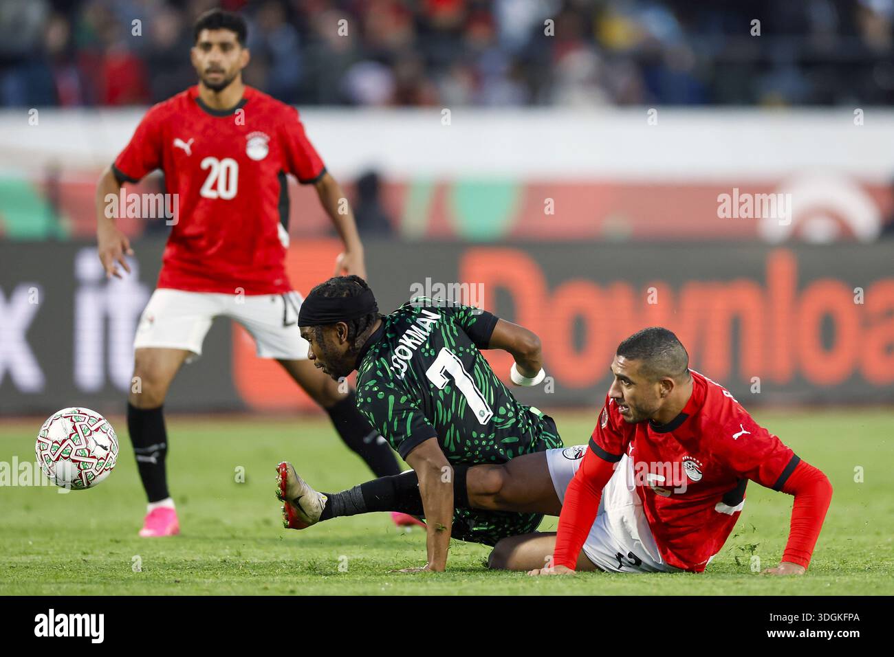 Ramy Rabiha CASABLANCA - (l-r) Ademola Lookman of Nigeria, Ramy Rabia of Egypt ...