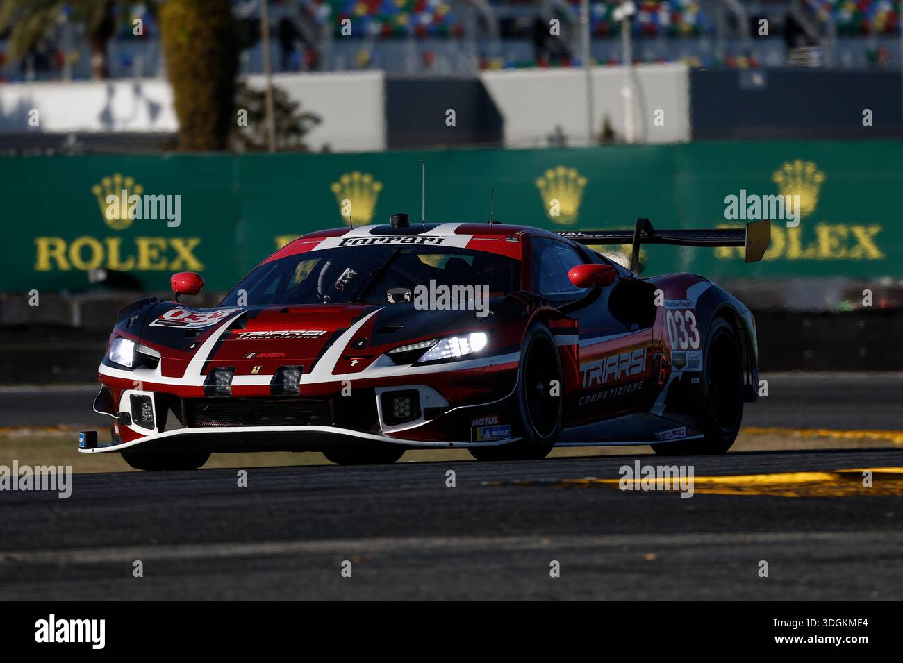 DAYTONA BEACH, FL - JANUARY 16: #033: Triarsi Competizione, Ferrari 296 ...