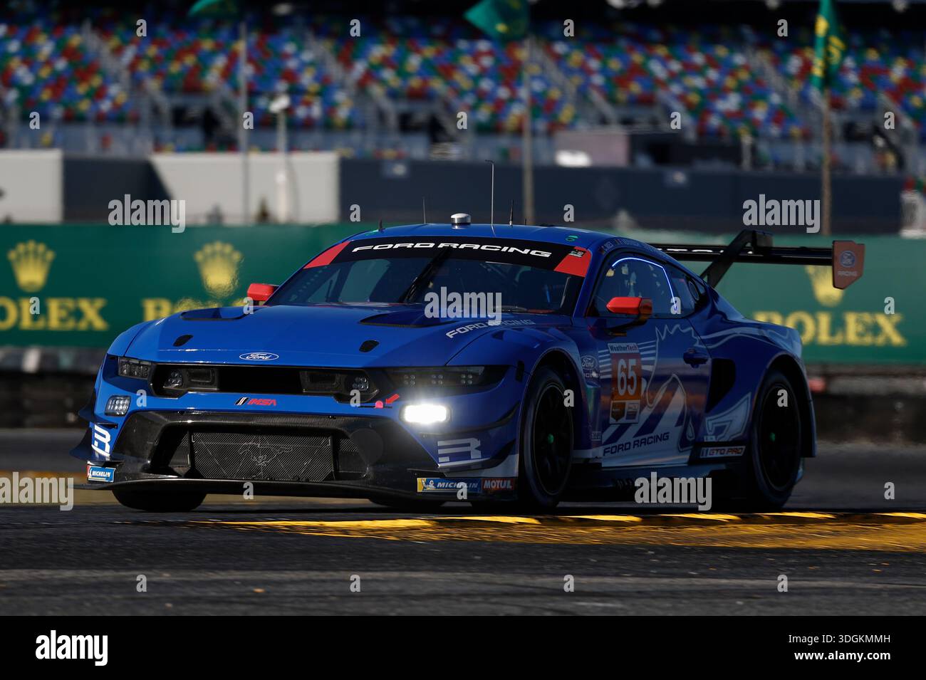 DAYTONA BEACH, FL - JANUARY 16: #65: Ford Racing, Ford Mustang GT3, GTD ...