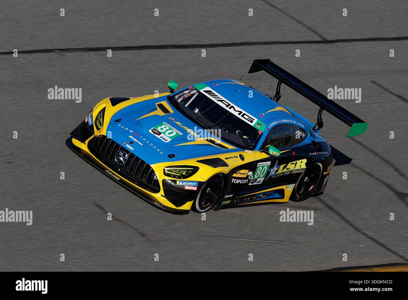 DAYTONA BEACH, FL - JANUARY 16: #80: Lone Star Racing, Mercedes-AMG GT3 ...