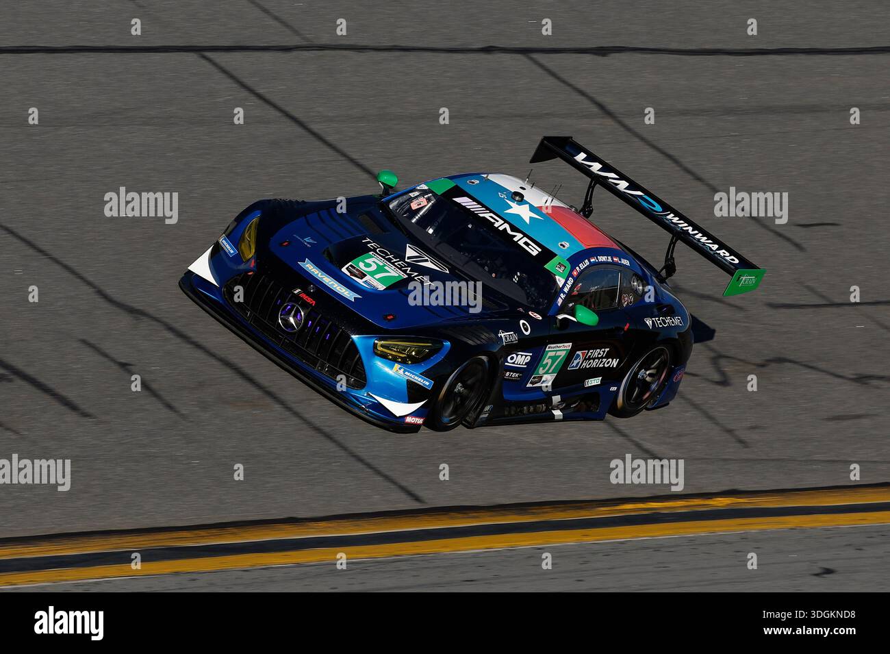 DAYTONA BEACH, FL - JANUARY 16: #57: WINWARD RACING, Mercedes-AMG GT3 ...