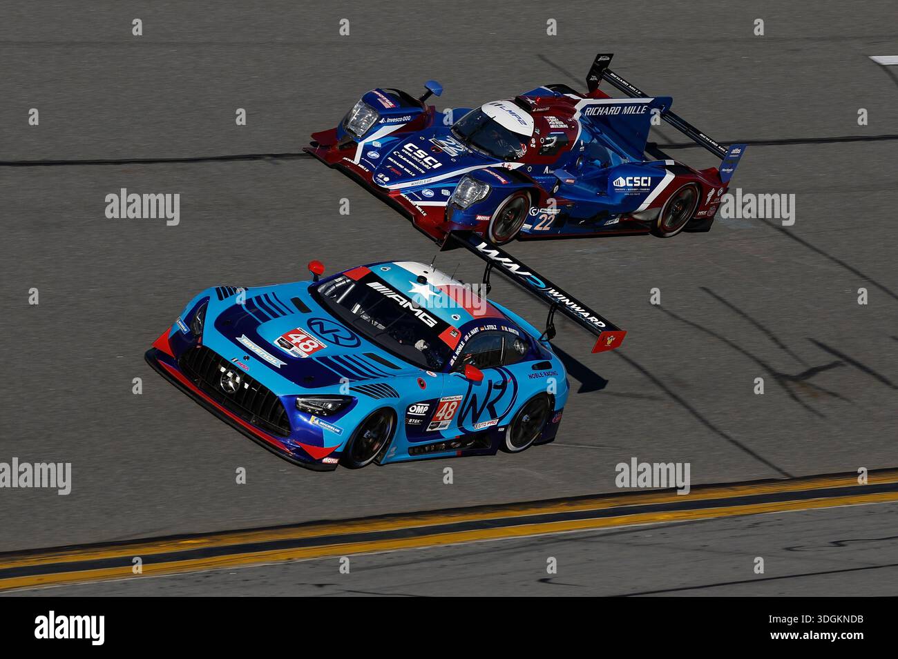 DAYTONA BEACH, FL - JANUARY 16: #48: WINWARD RACING, Mercedes-AMG GT3 ...