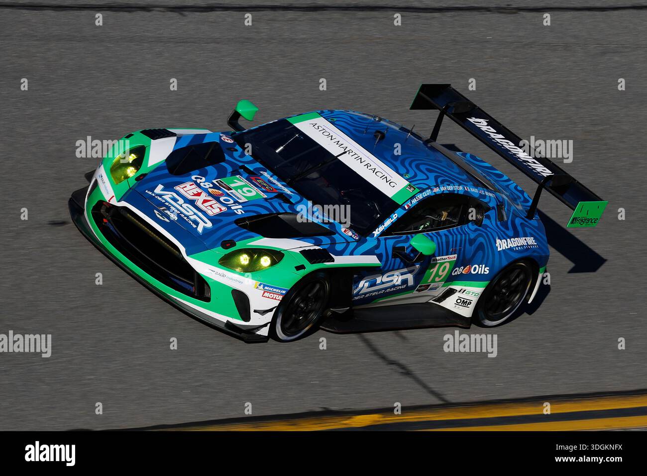 DAYTONA BEACH, FL - JANUARY 16: #19: van der Steur Racing, Aston Martin ...