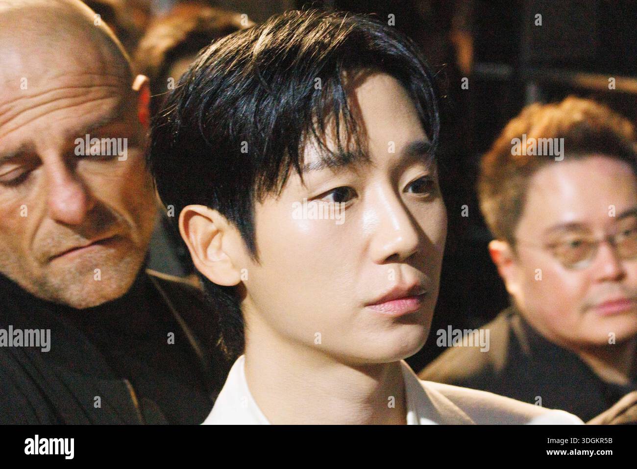 Jung Hae-in is seen during the Dolce & Gabbana fashion show at