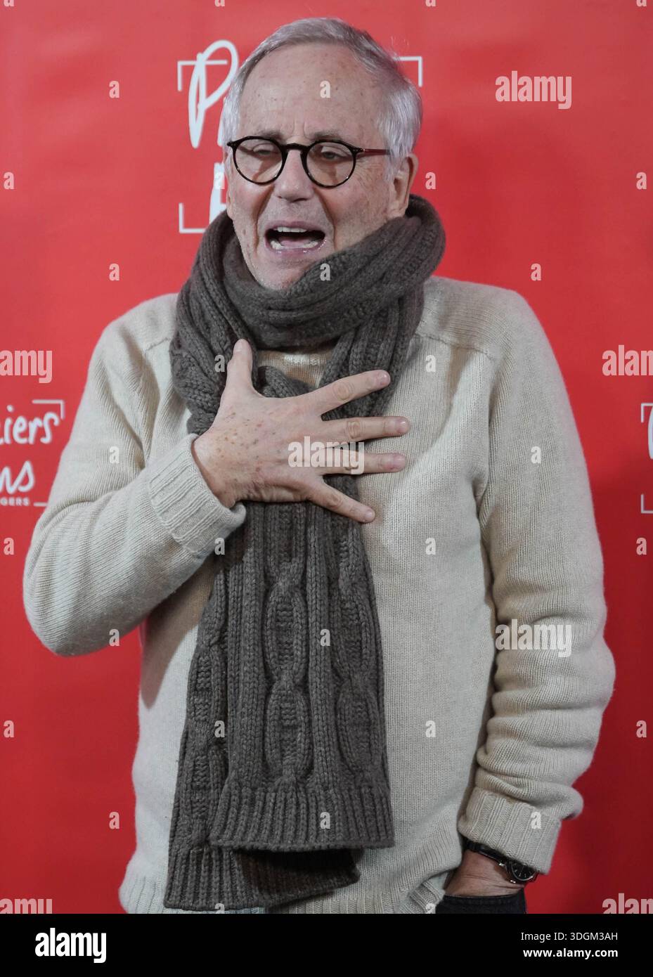 Angers, Bretagne, FRANCE. 17th Jan, 2026. Fabrice Luchini at the premiere  of the film ''Victor comme tout le monde'' (Victor Like Everyone Else),  January 17, 2026 at the Angers Convention Centre -
