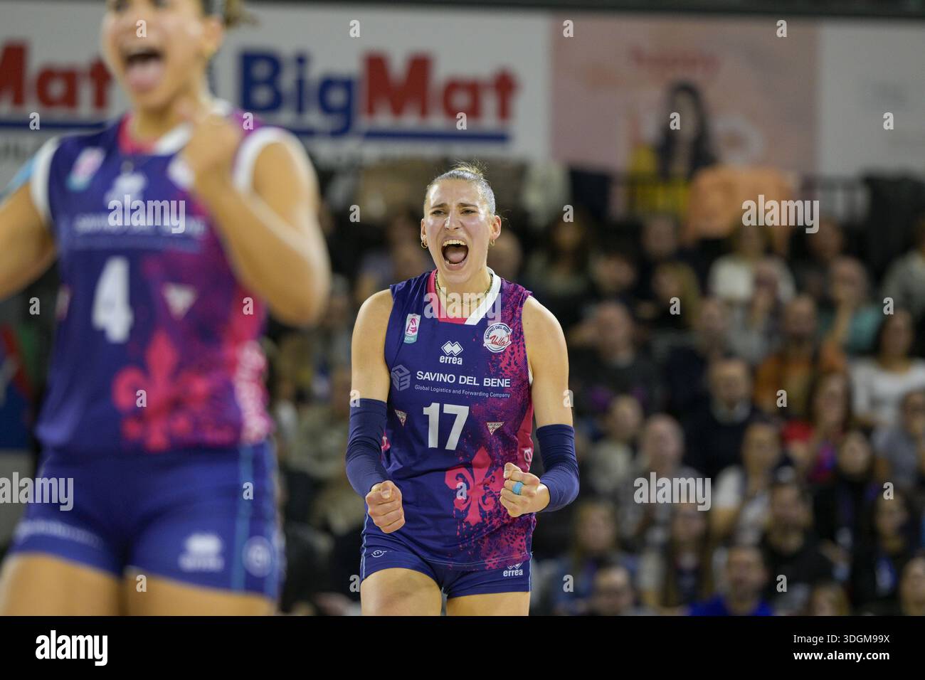 Florence Italy 17th Jan 2026 EKATERINA ANTROPOVA During Savino Del Florence Italy 17th Jan 2026 Ekaterina Antropova During Savino Del Bene Scandicci Vs Igor Gorgonzola Novara Volleyball Italian Serie A1 Women Match In Florence Italy January 17 2026 Credit Independent Photo Agencyalamy Live News 3DGM99X