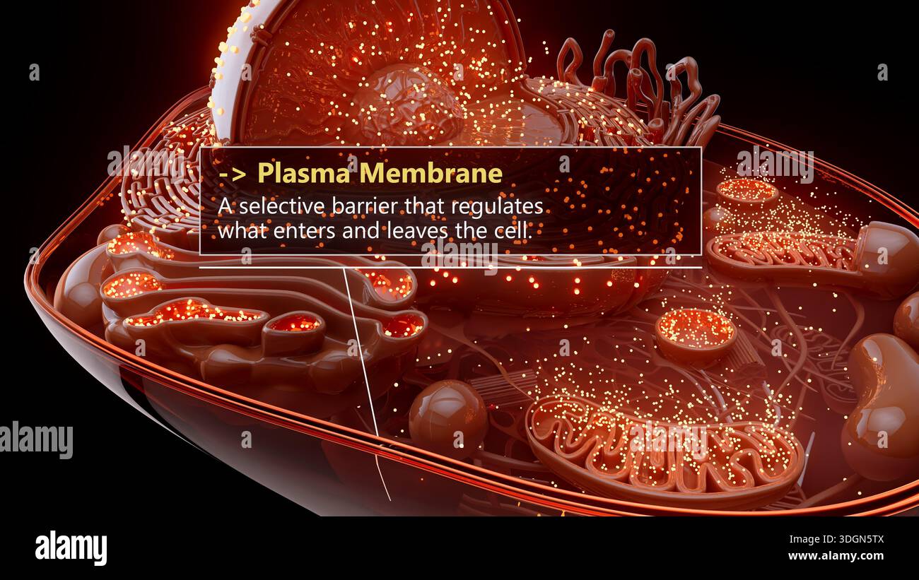 Cell membrane detail hi-res stock photography and images - Alamy
