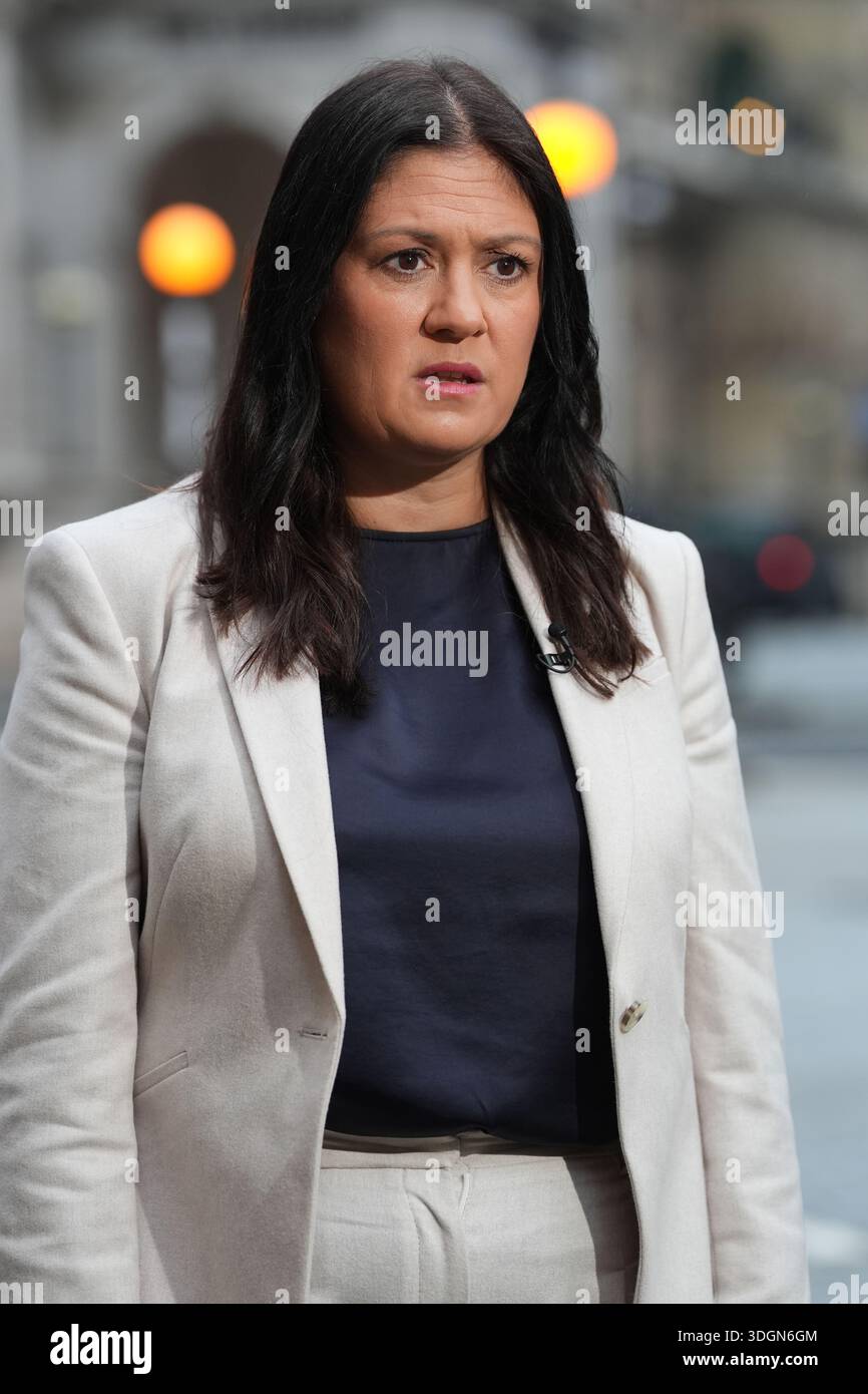 Secretary Appearances Culture Secretary Lisa Nandy at BBC Broadcasting House in London, for ...