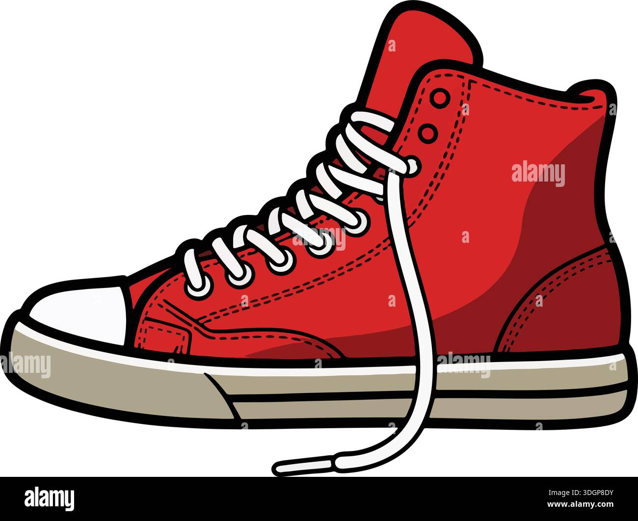 Cartoon sneaker Stock Vector Images - Alamy