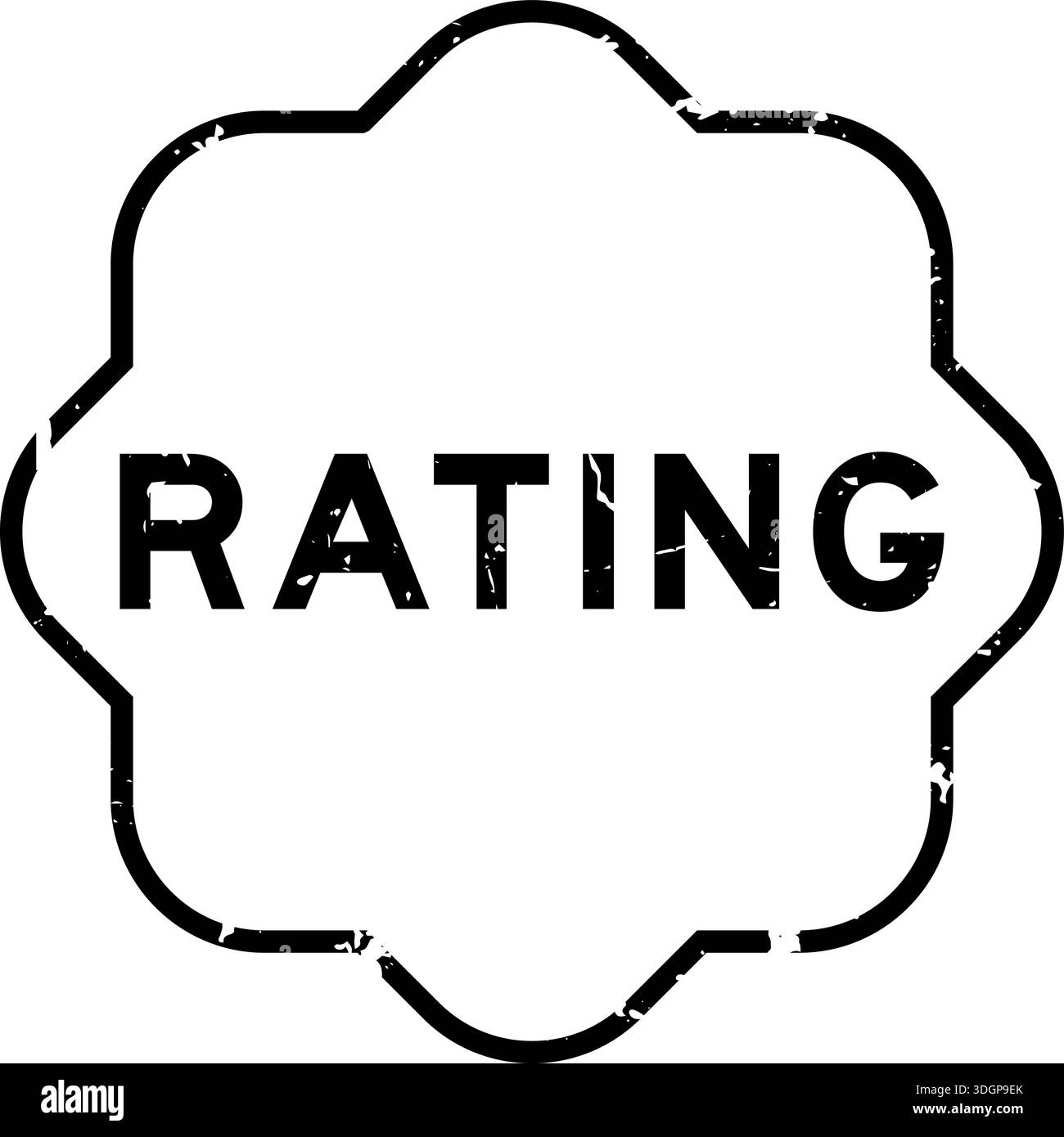 No Rasting Stamp Grunge black rating word square rubber seal stamp on white background ...