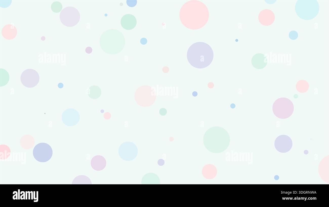 Abstract pastel dotted pattern with airy spacing vector. Minimalist background with soft colored polka dots and elegant clean nursery style. Stock Vector