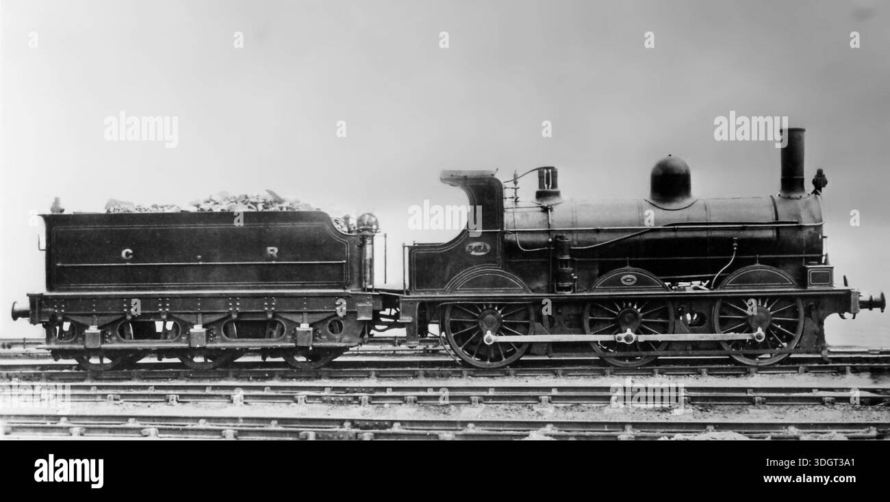 Benjamin Brittain designed Caledonian Railway 0-6-0 steam locomotive on the Duplicate List as No.545A Stock Photo