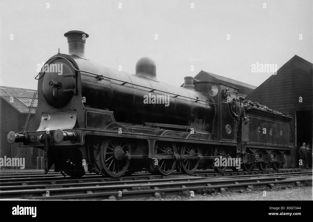 Heavy duty Caledonian Railway 600 Class 0-8-0 steam goods locomotive No ...