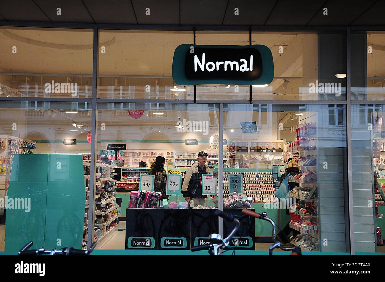 Normal Store Denmark Copenhagen/ Denmark/18 JANUA4RY 2026/ Normal store shoppers in danish ...
