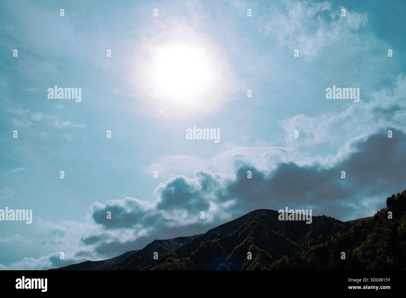 Soft Blue Sky Cloud Texture Background Stock Photo