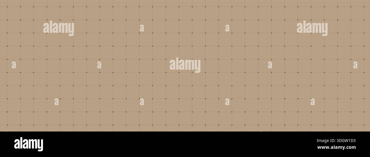 Bullet journal pattern. Vector notebook or notepad page. Checkered and dotted background for school, office and journaling Stock Vector
