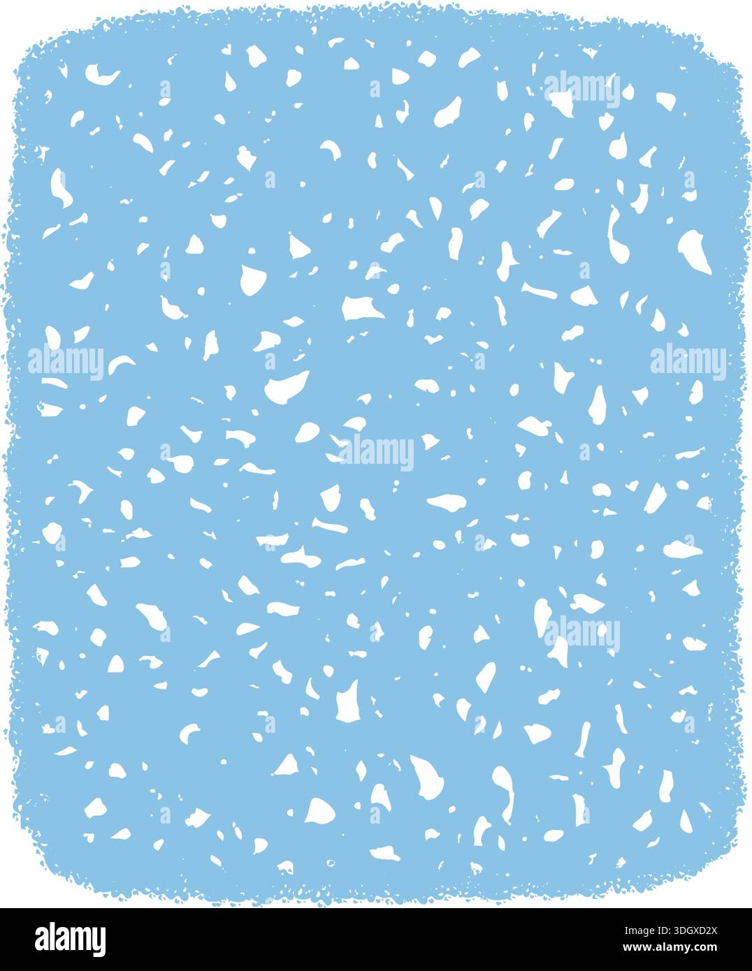 Crayon Scribble Rectangle Frame Background Stock Vector