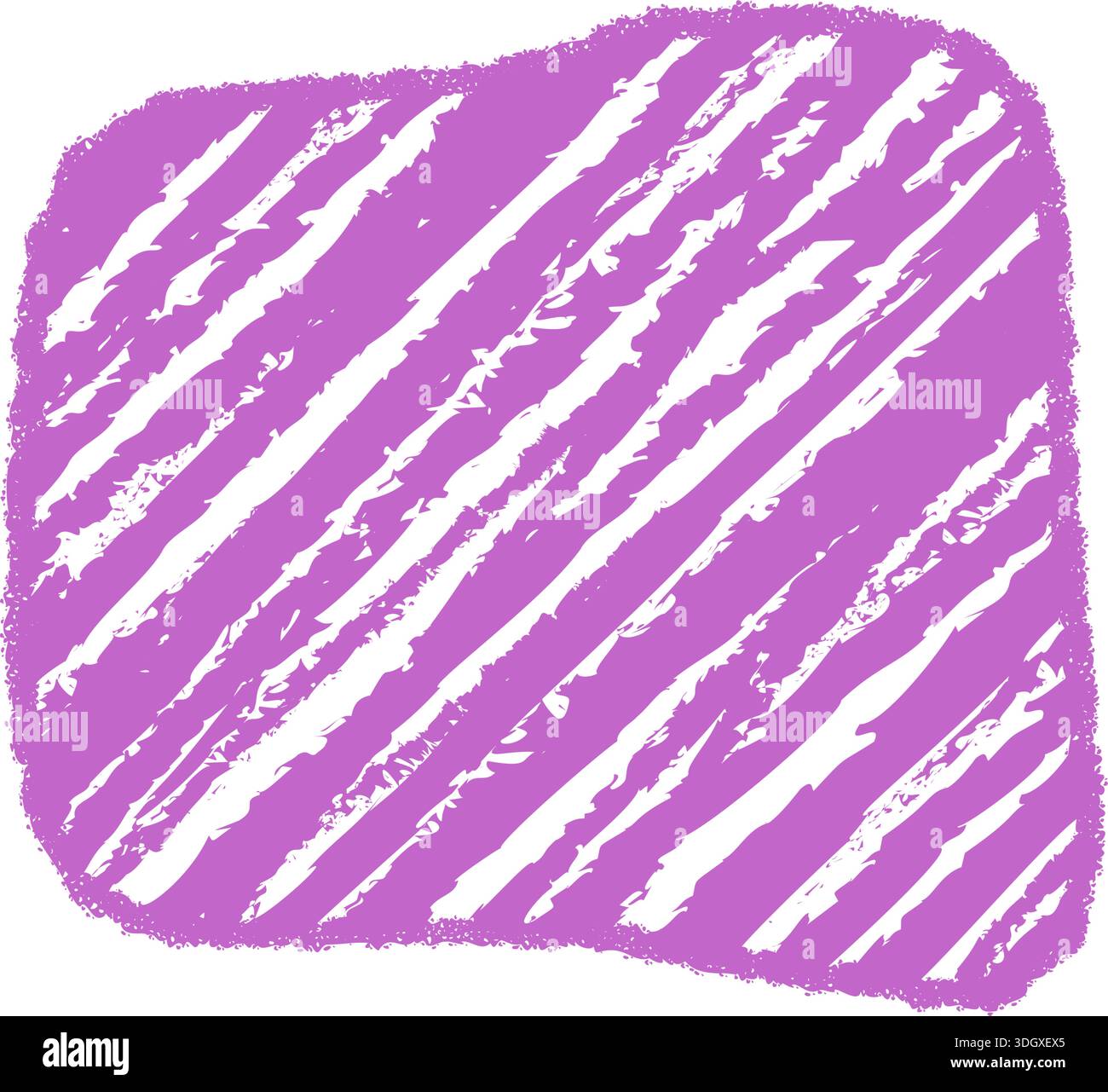 Chalk Sketch Squiggle Quote Box Icon Stock Vector