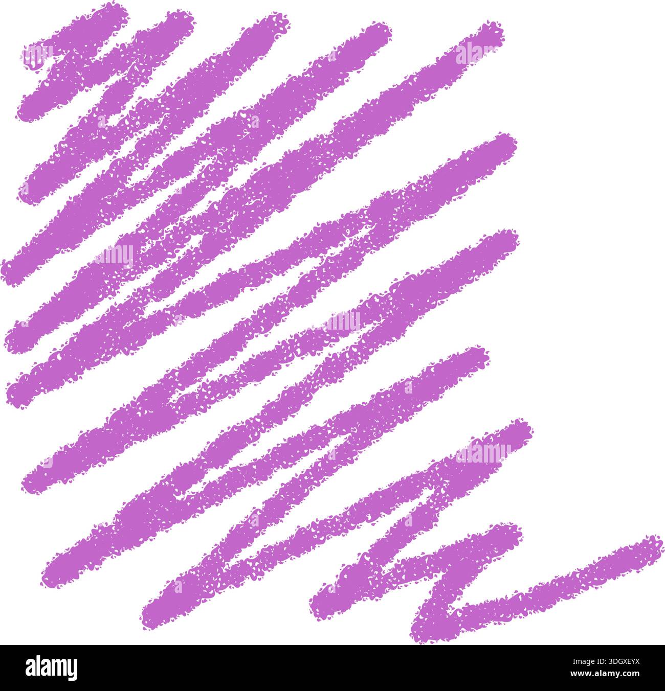 Handdrawn Purple Crayon Quote Frame Sketch Stock Vector