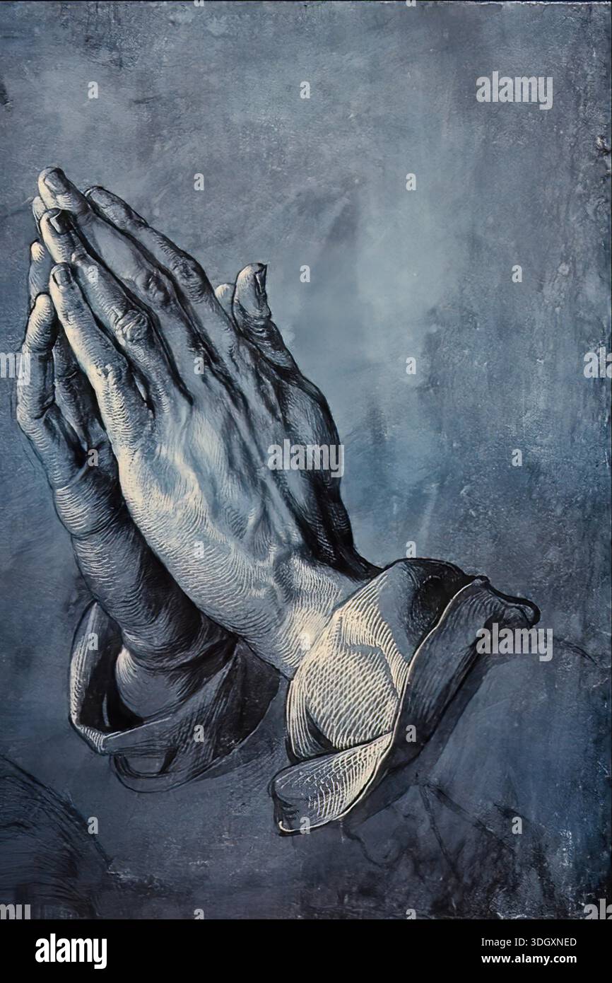 鉛筆画「The prayer」　B5大サイズ Amazon.com: Textured Paper - Gustave Dore - Ezra Kneels in Prayer