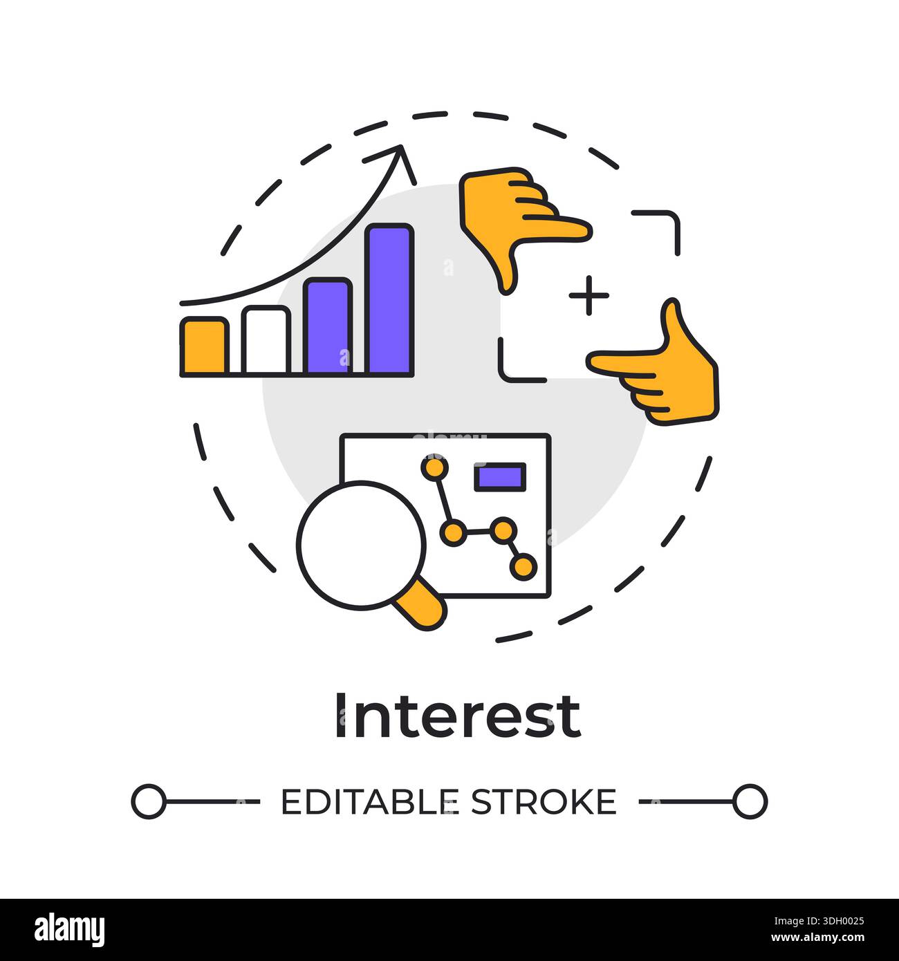 Data analysis multi color Stock Vector Images - Alamy