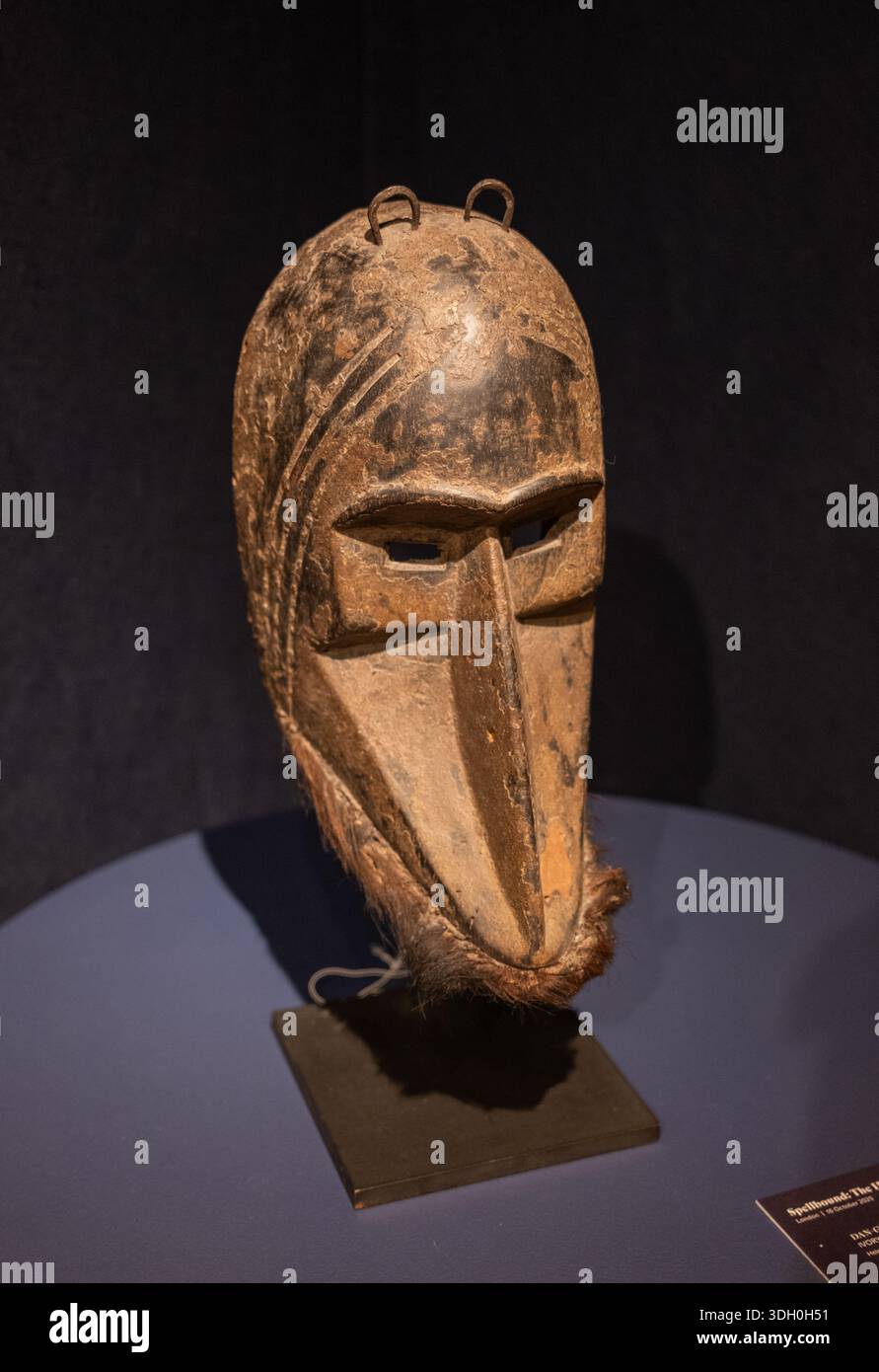 Dan Guerze Mask from the Ivory Coast Stock Photo
