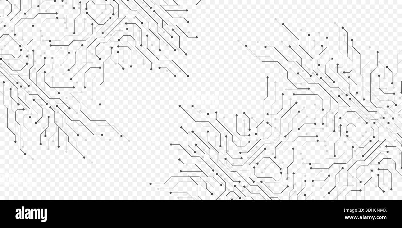 Motherboard digital abstract background. AI circuit board technology ...