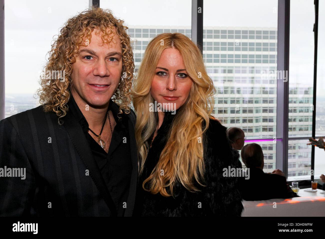 American musician and singer-songwriter David Bryan and wife Lexi Quaas ...