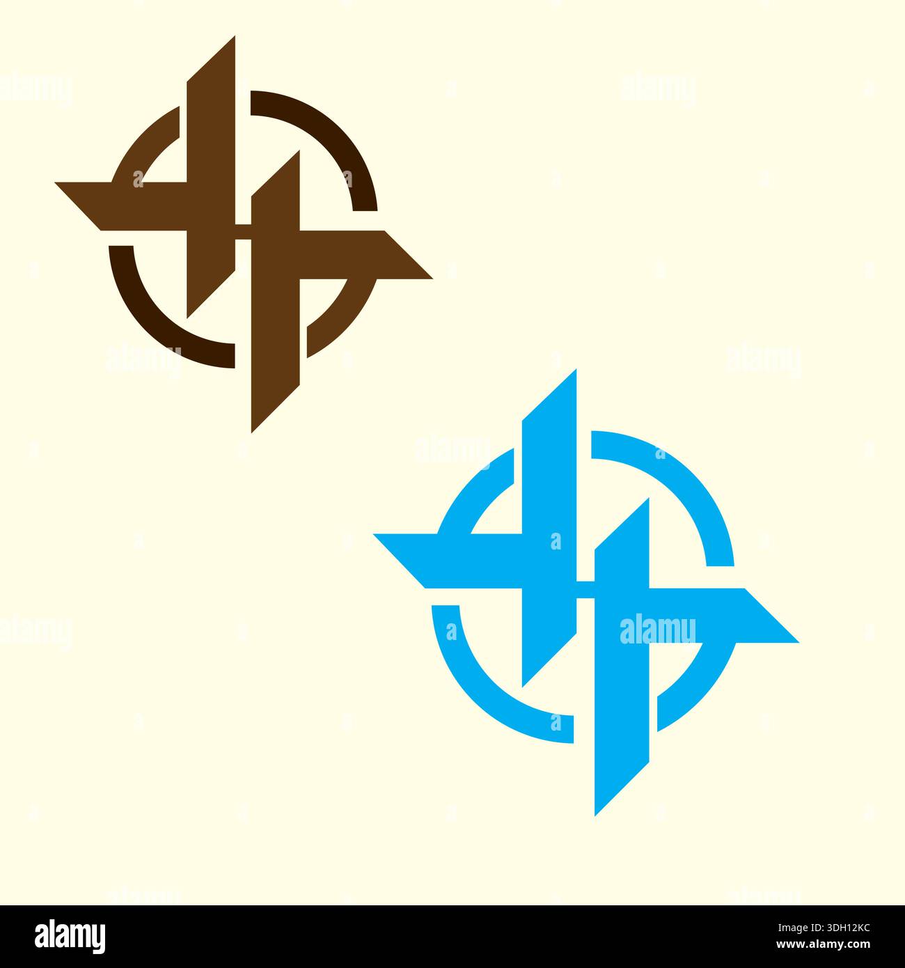Cool and modern  logo design Free Vector Stock Vector