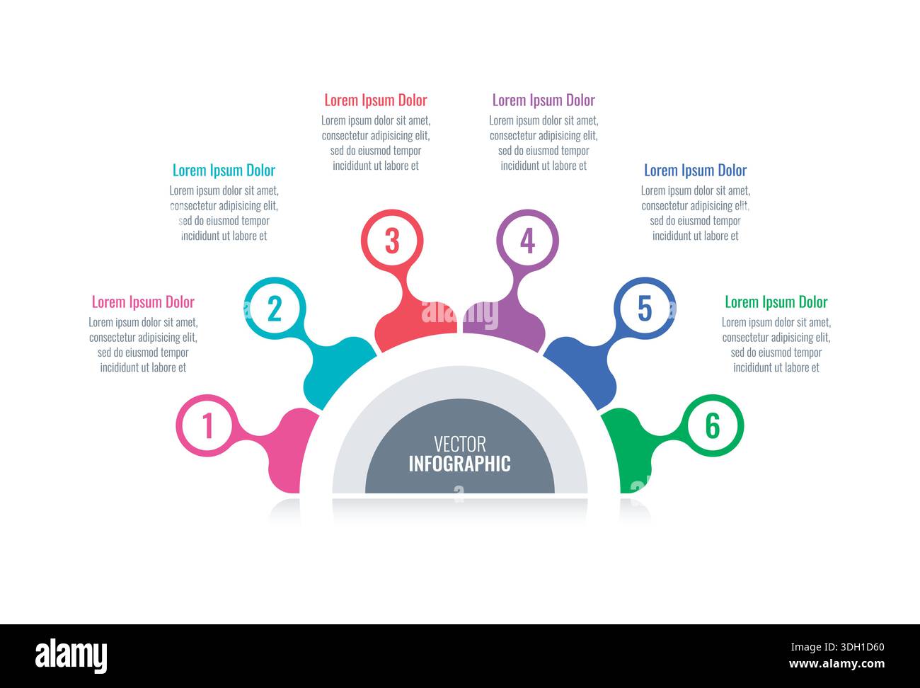 Vector Infographic design with icons.process diagram, flow chart, info ...